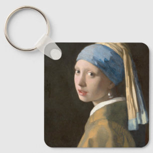 Meisje met een parel sleutelhanger
