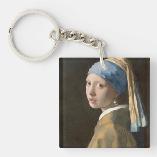Meisje met een parel sleutelhanger (Voorkant)