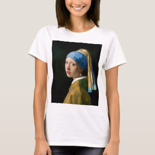 Meisje met een parelaar, Johannes Vermeer, 1665 T-shirt