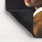 Meisje met een parelaar Muismat (Hoek)