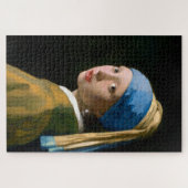 Meisje met een parelaartje, Johannes Vermeer Legpuzzel (Horizontaal)