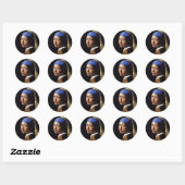 Meisje met een Pearl Earring Stickers (Vel)