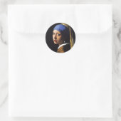 Meisje met een Pearl Earring Stickers (Tas)