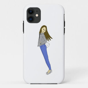 meisje met een staart iPhone 11 hoesje