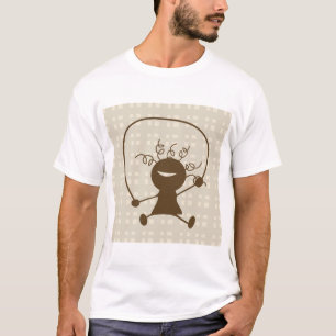 Meisje met een T-shirt van het Man van het