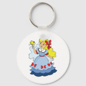 Meisje met een vlinder sleutelhanger (Voorkant)