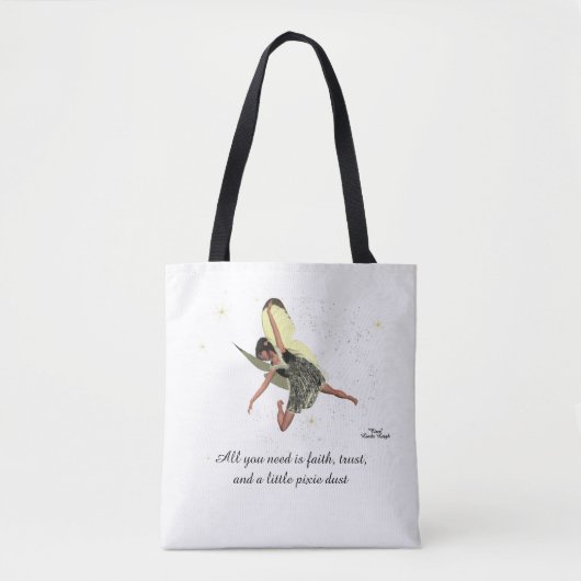 Meisje met gele Canvas tas (Voorkant)