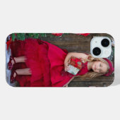 Meisje met geschenkdoos afgedrukt Case-Mate iPhone case (Achterkant (horizontaal))