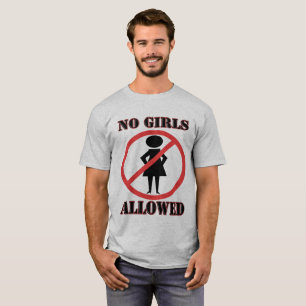 Meisje met handen op Hips Universal No Circle Line T-shirt