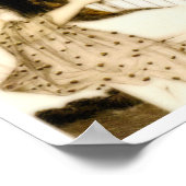 Meisje met Harp Poster (Hoek)