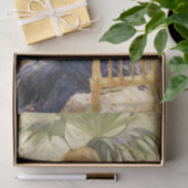 Meisje met hond van Berthe Morisot  Tissuepapier (Geschenk)