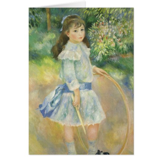 Meisje met Hoop van Pierre Renoir,  Kunst (Voorkant)