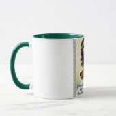 Meisje met Irish Setter Dog, Saint Patrick's Day Mok (Links)