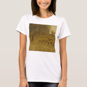 Meisje met kalkoenen t-shirt