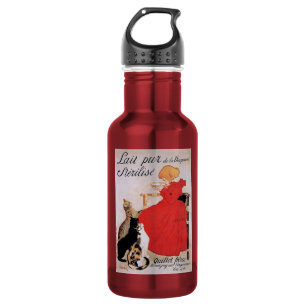 Meisje met katten, Alexandre Steinlen Waterfles