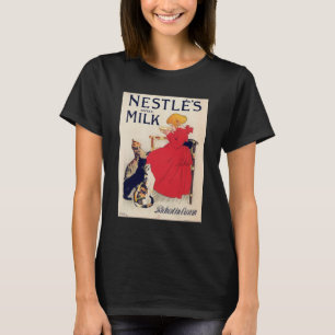 Meisje met katten, Vintage Poster, Alexandre Stein T-shirt