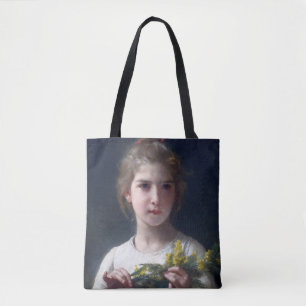 Meisje met Mimosa, Bouguereau Draagtas