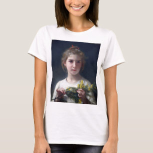 Meisje met Mimosa, Bouguereau T-shirt