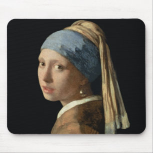 Meisje met parelaarde, c.1665-6 (olie op doek) muismat