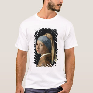 Meisje met parelaarde, c.1665-6 (olie op doek) t-shirt