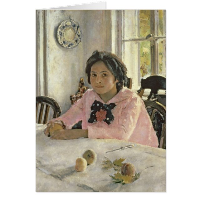 Meisje met perziken, 1887 (Voorkant)