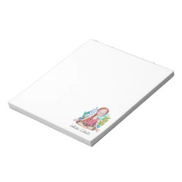 Meisje met Planten Notitieblok