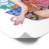 Meisje met Planten Poster (Hoek)