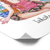 Meisje met Planten Poster (Hoek)