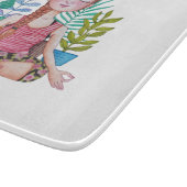 Meisje met Planten Snijplank (Hoek)