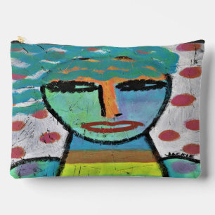 Meisje met Polka Dots Abstracte Kunst Etui