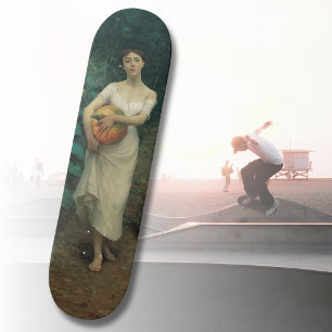 Meisje met pompoen Zonaro 1889 Skateboard