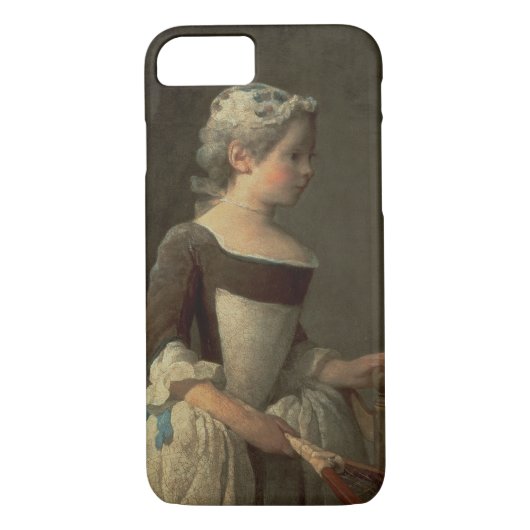 Meisje met Racket en Shuttlecock Case-Mate iPhone Case (Achterkant)