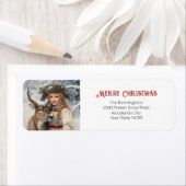  meisje met rendier retour adres label (Insitu)