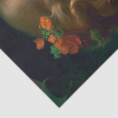   meisje met rode bloemen tissuepapier (Detail)