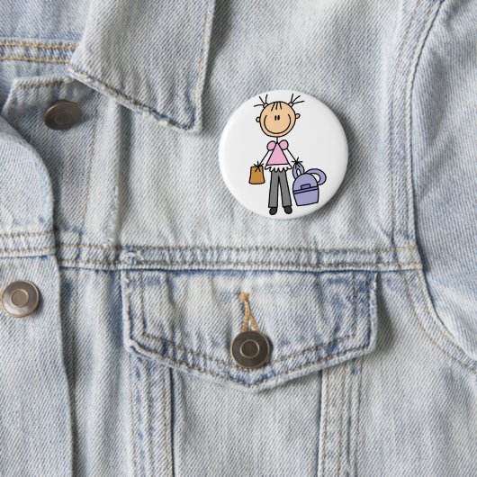 Meisje met rugzak Button (In situ)