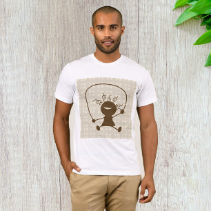 Meisje Met Springtouw Heren T-Shirt