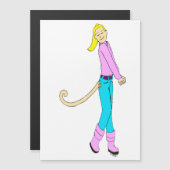 meisje met staart (Voorkant / Achterkant)