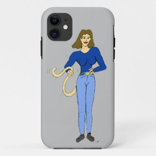 meisje met staart iPhone 11 hoesje