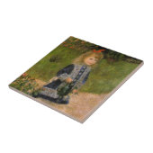 Meisje met Watercan van Renoir Tegeltje (Zijkant)