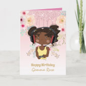 meisje met zwarte schaar - Veel thema's Kaart (Voorkant)