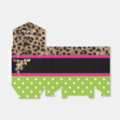 Meisje Monkey Safari Chique Verjaardagsfeestje Fav Bedankdoosjes (Uitgevouwen)