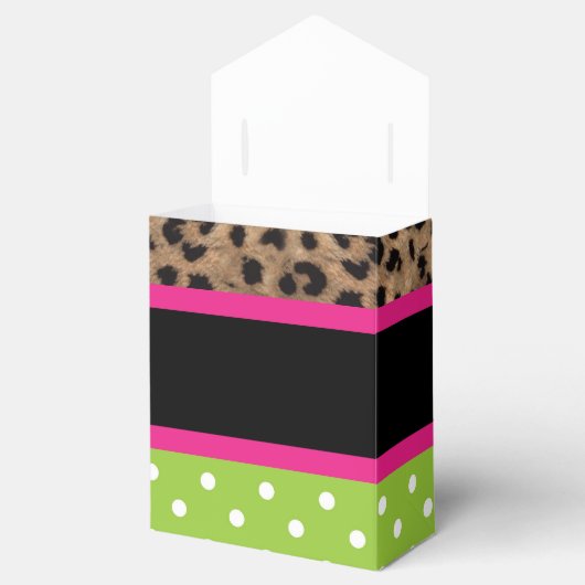 Meisje Monkey Safari Chique Verjaardagsfeestje Fav Bedankdoosjes (Geopend)