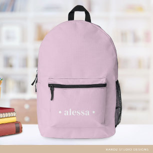 Meisje Mooie Blos Roze Persoonlijke Rugzak