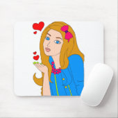  meisje muismat (Met muis)