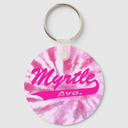 Meisje Myrtle Ave. Button Sleutelhanger (Voorkant)