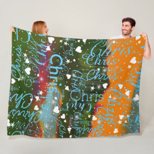 Meisje Naam Meisje Gepersonaliseerd Abstract Fleece Deken