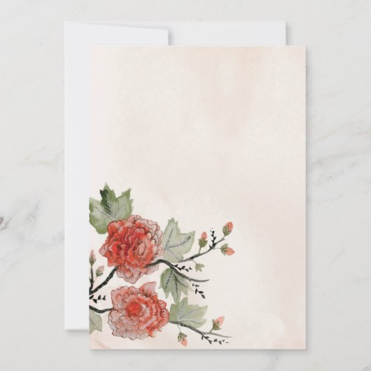 Meisje Ninja Verjaardag Uitnodiging - Japans (Achterkant)