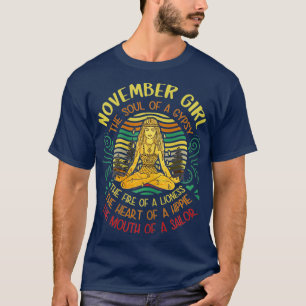 Meisje november De sol van een zigeunerige Yoga T-shirt