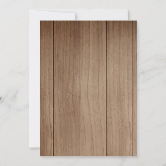 Meisje oerwouden wilde verjaardagsuitnodiging kaart (Achterkant)