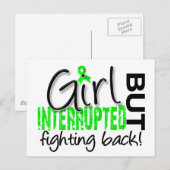 Meisje onderbroken 2 Lymziekte Briefkaart (Voorkant / Achterkant)